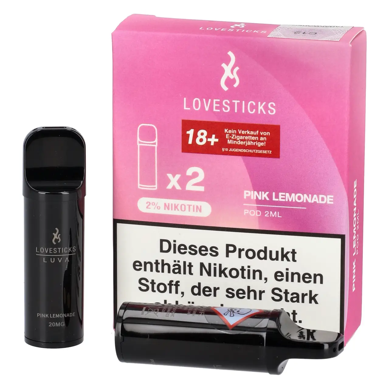 Pink Lemonade - Lovesticks Luva Prefilled Pod - 2er Packung