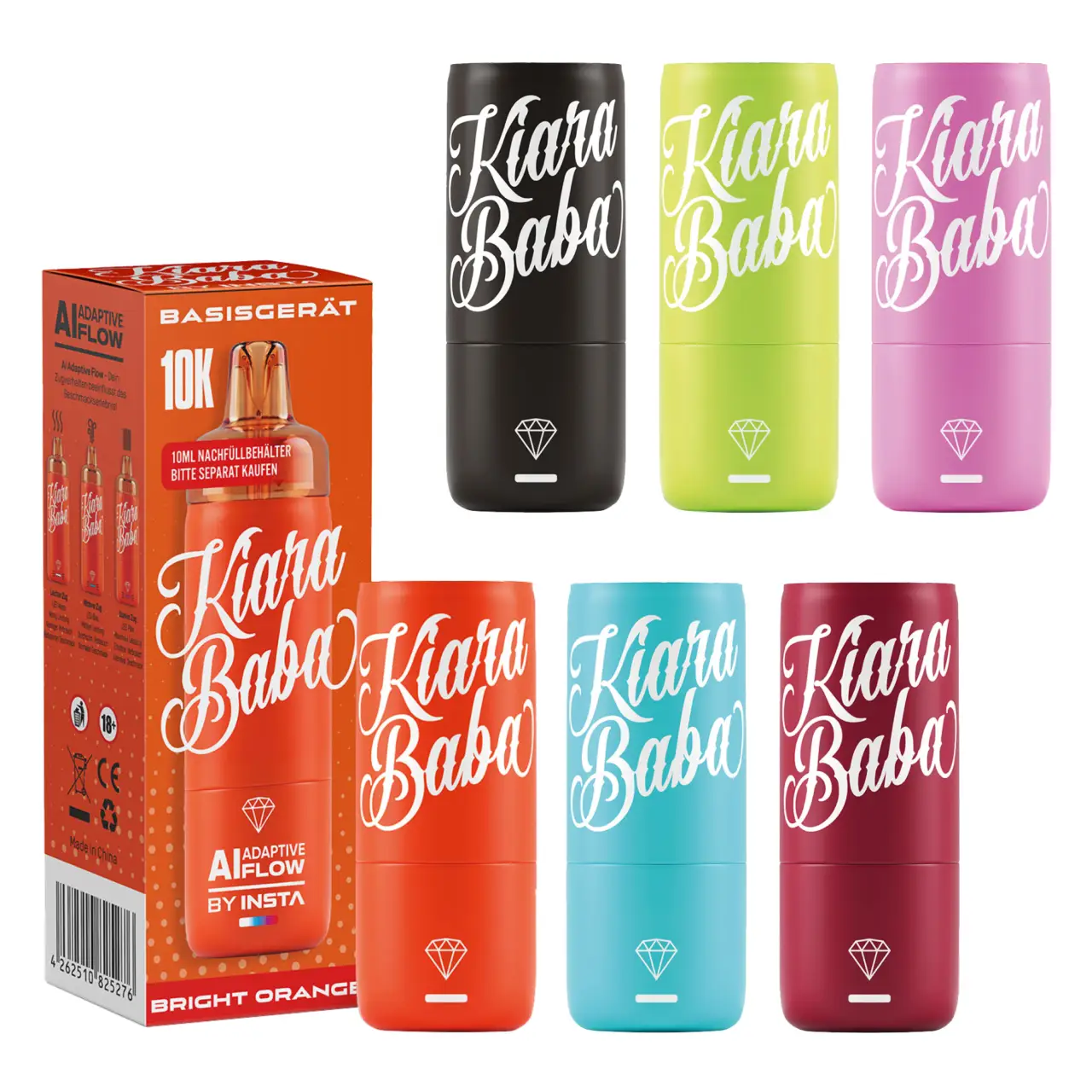 Kiara Baba 10K - Basisgerät mit 850mAh Akku Kiara Baba Basisgerät - alle Farben