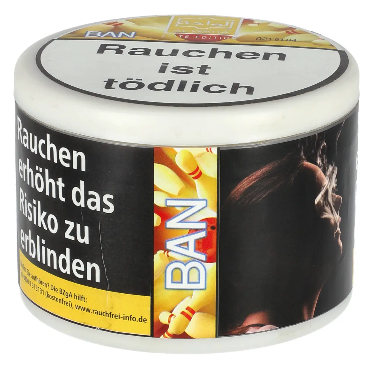 Al Waha Ban - Banane - Shisha Tabak, 200g Al Waha Ban Shisha Tabak 200g Dose