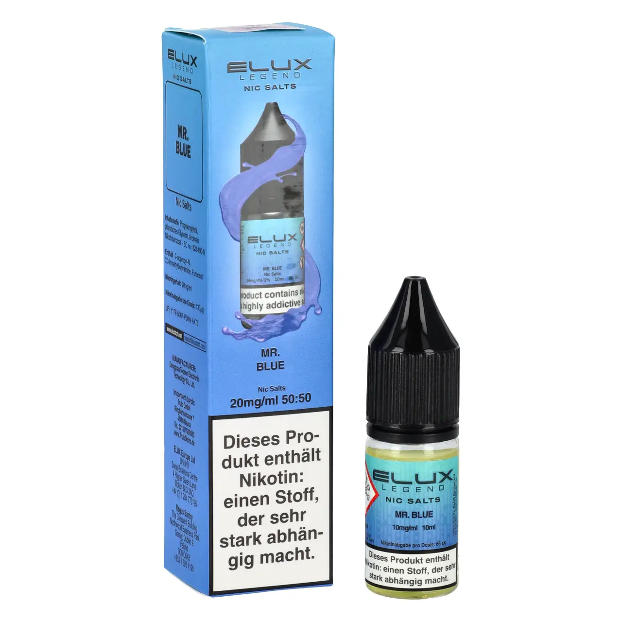 Elux Legend Mr. Blue - Beerenmix - Nikotinsalz Liquid 10ml