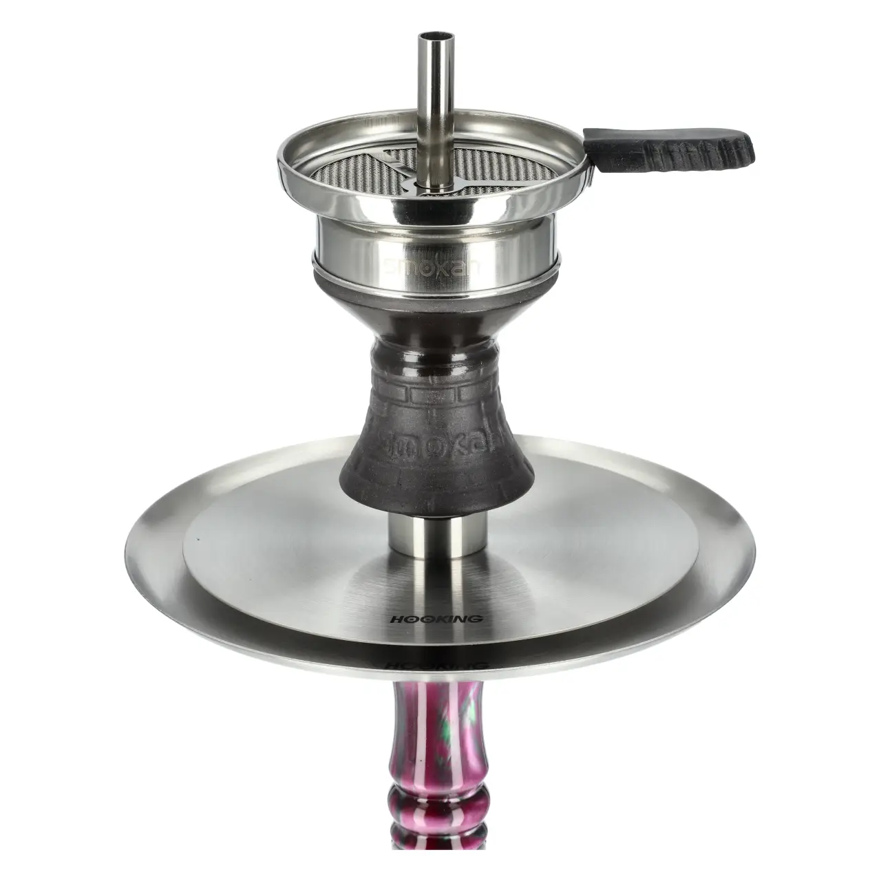 Hooking Smoky Teller mit Kopf - Violet