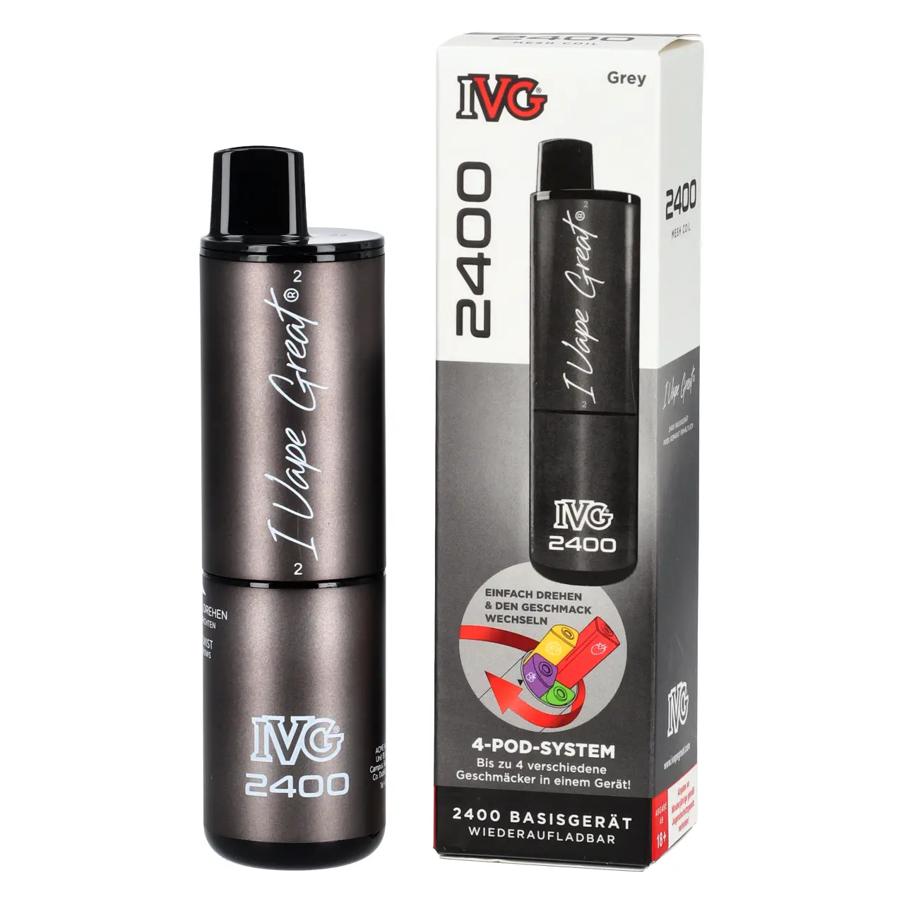 IVG 2400 Basisgerät für 4 Pods - Grey