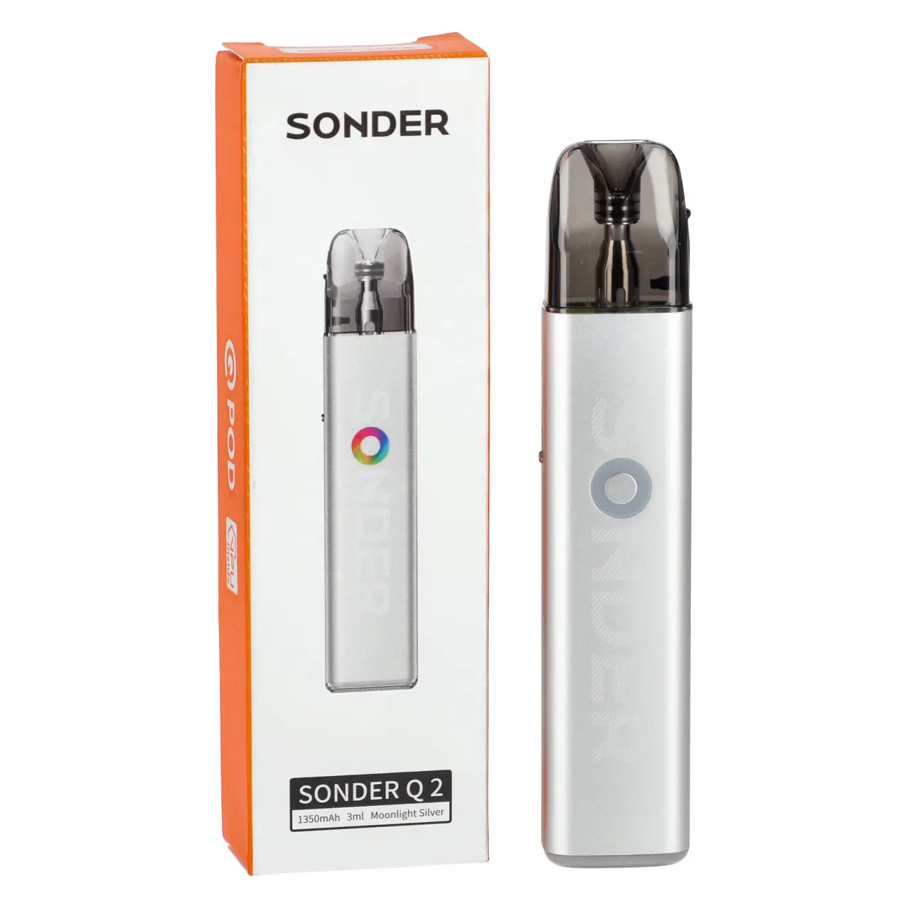 Geekvape Sonder Q2 - Moonlight Silver - mit Verpackung