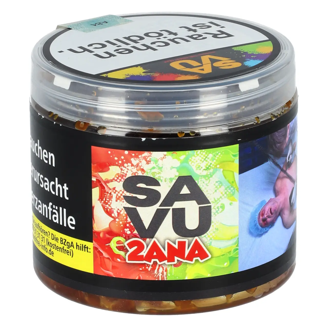 SAVU Tabak 2Ana - Doppelapfel - Shisha Tabak 200g SAVU 2Ana Shisha Tabak - 200g Dose