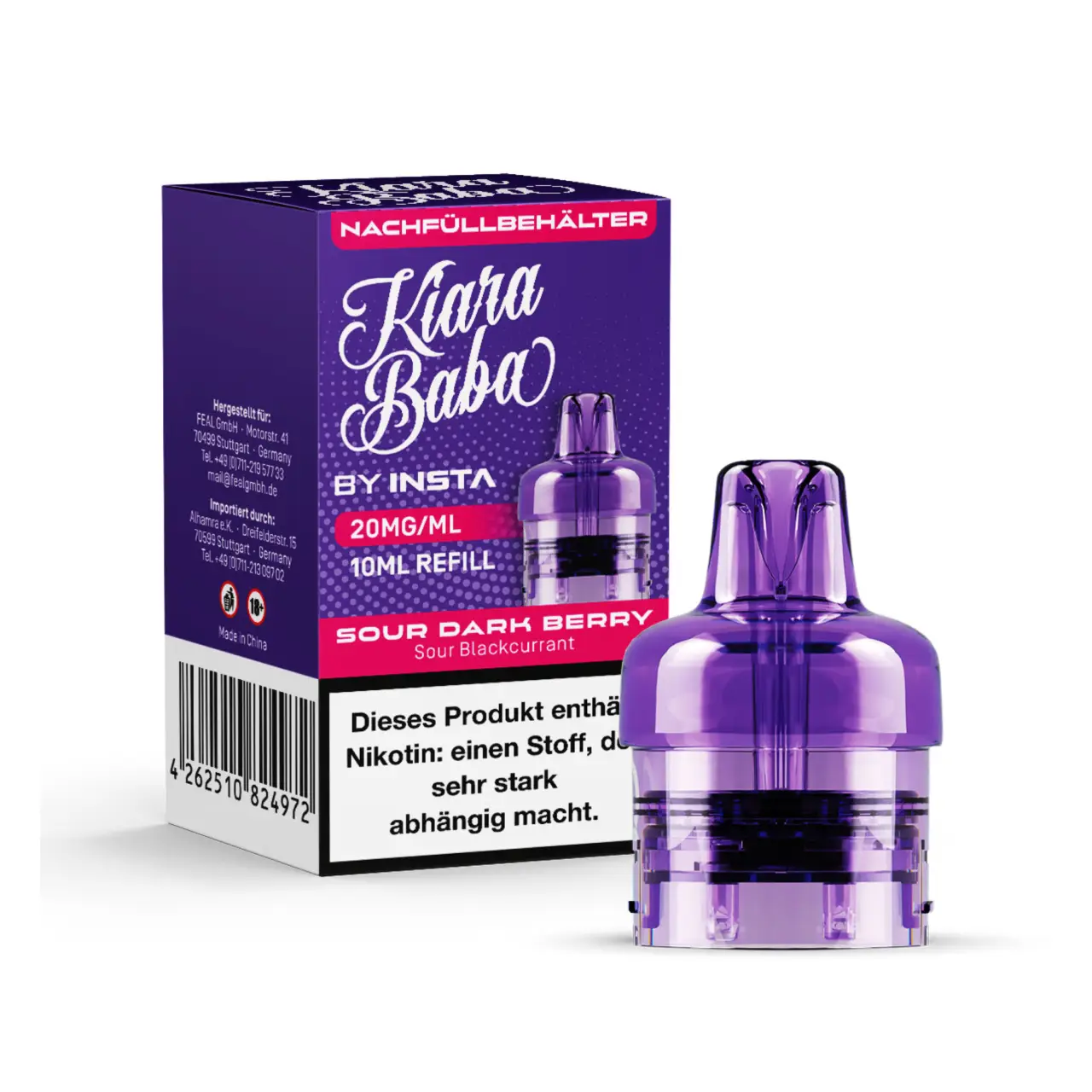 Kiara Baba Nachfüllbehälter Sour Dark Berry