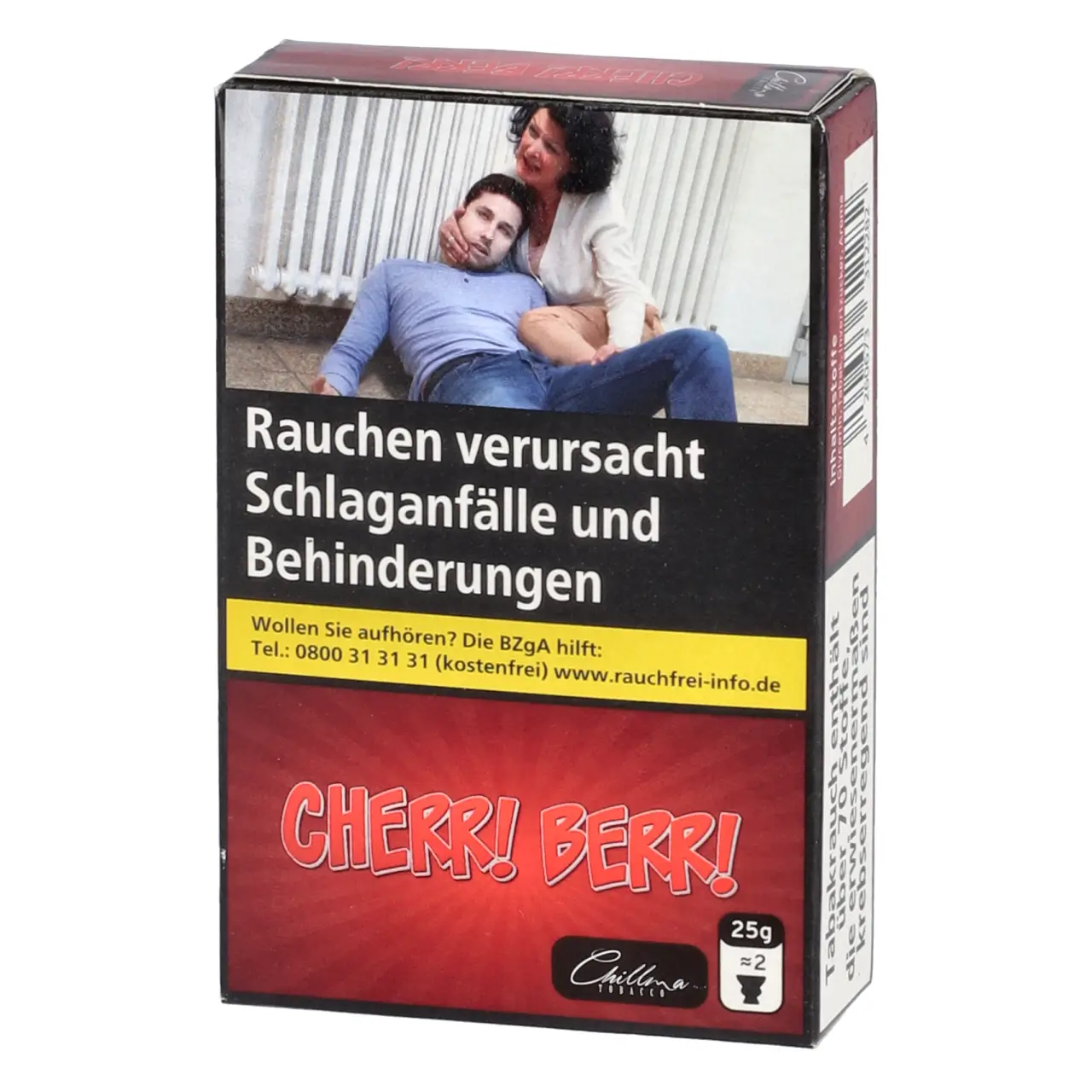 Chillma Shisha Tabak CHERR! BERR! - Kirsche Limette - 25g