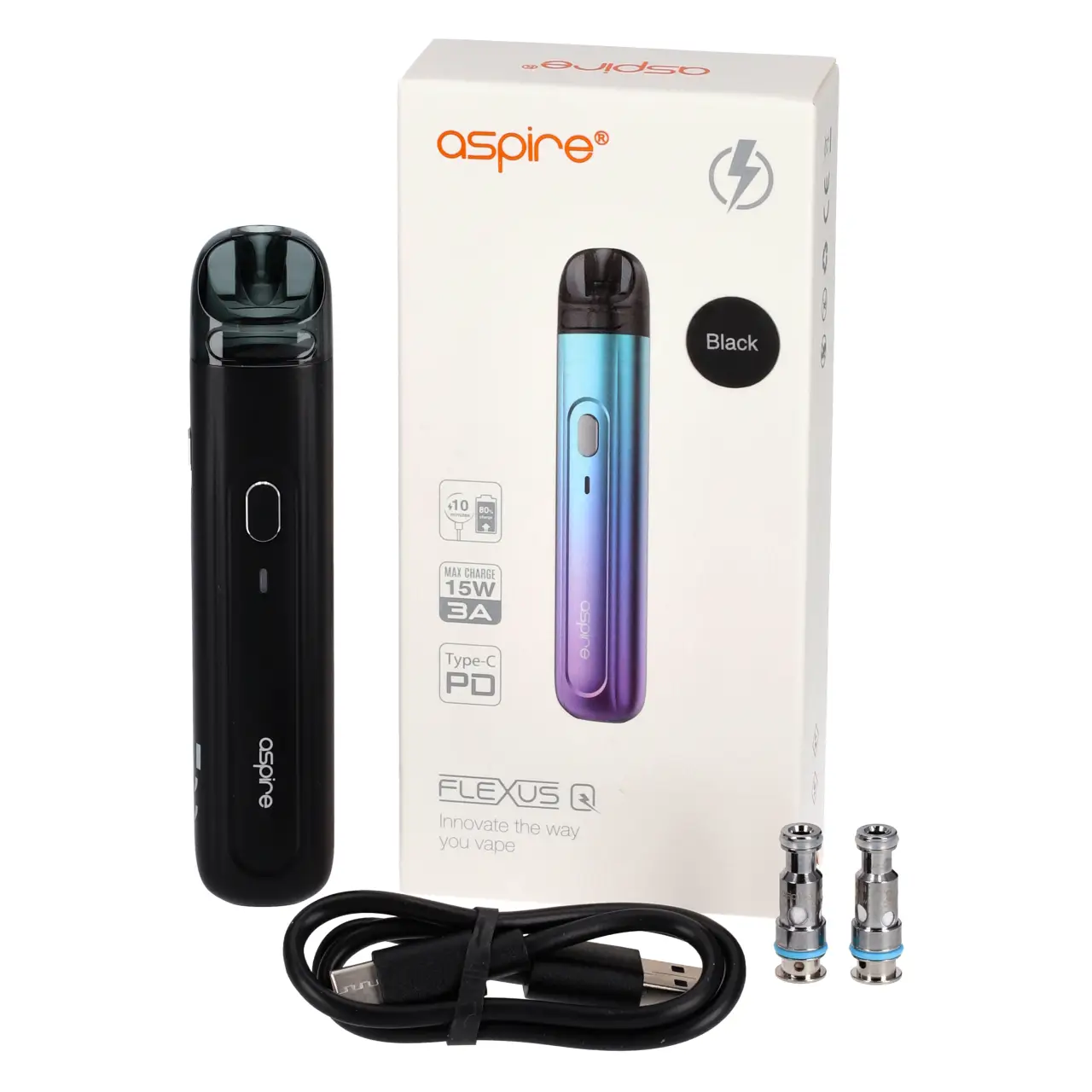 Aspire Flexus Q E-Zigaretten-Set Black