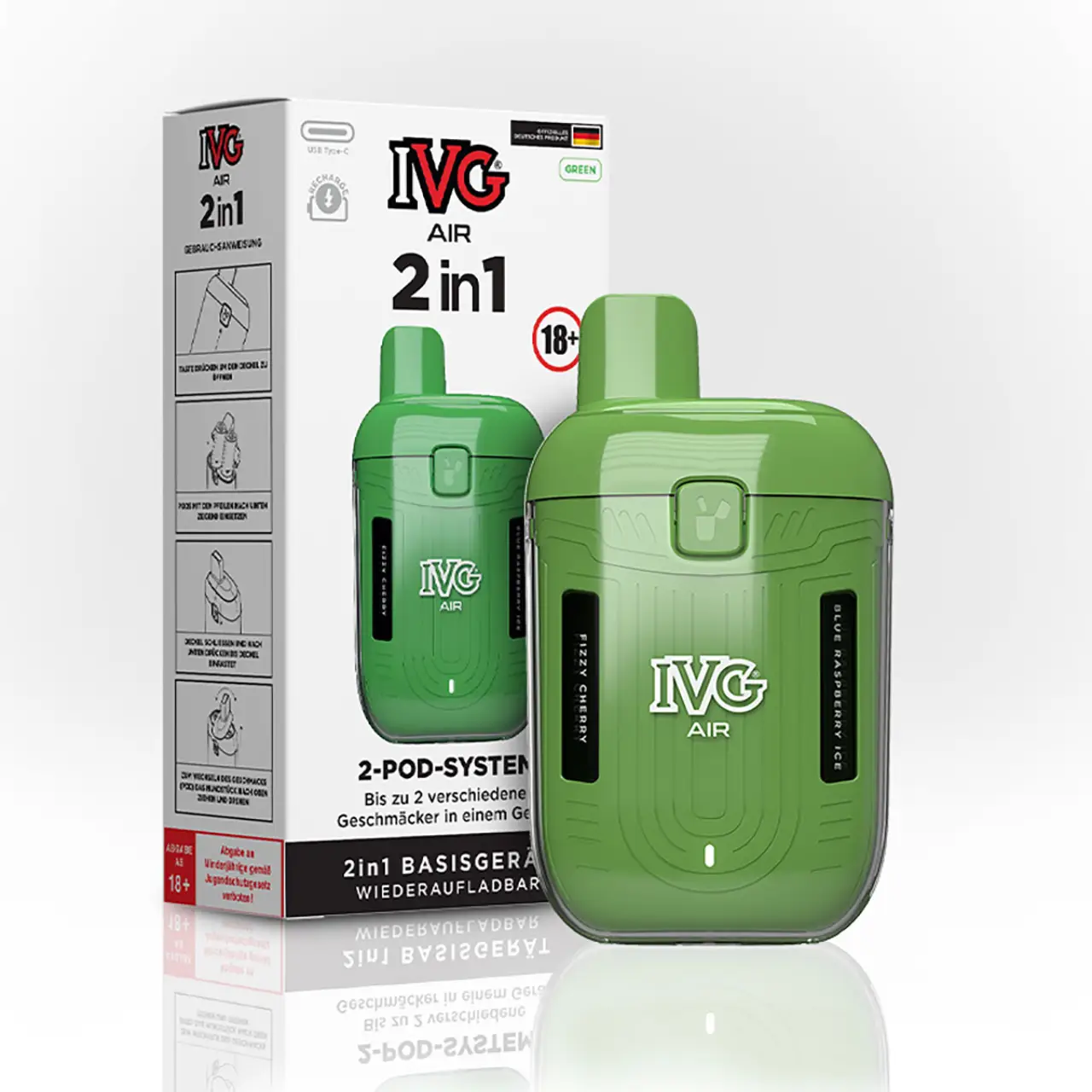 IVG Air 2in1 Basisgerät Green - mit Box
