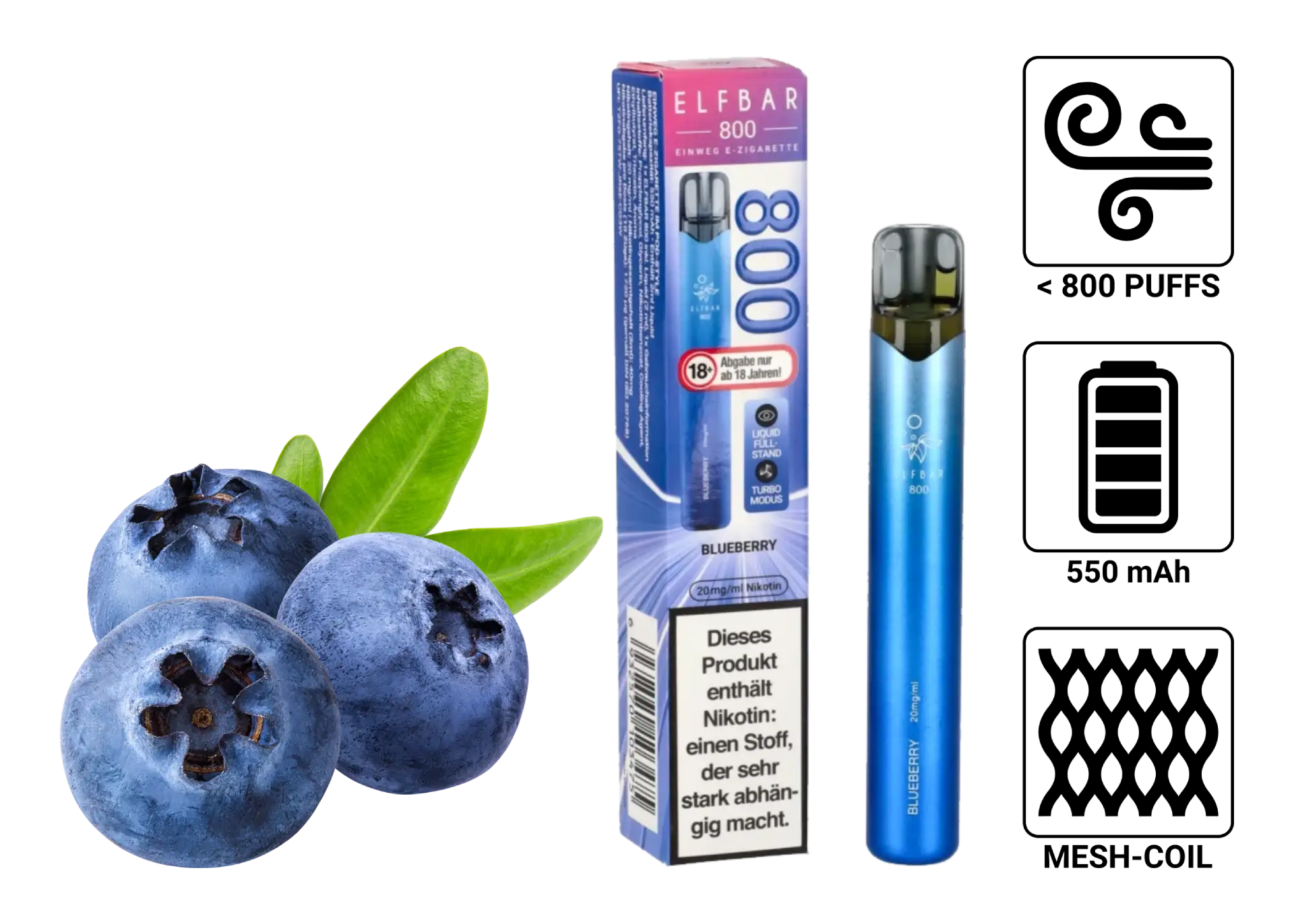 Elfbar 800 Blueberry