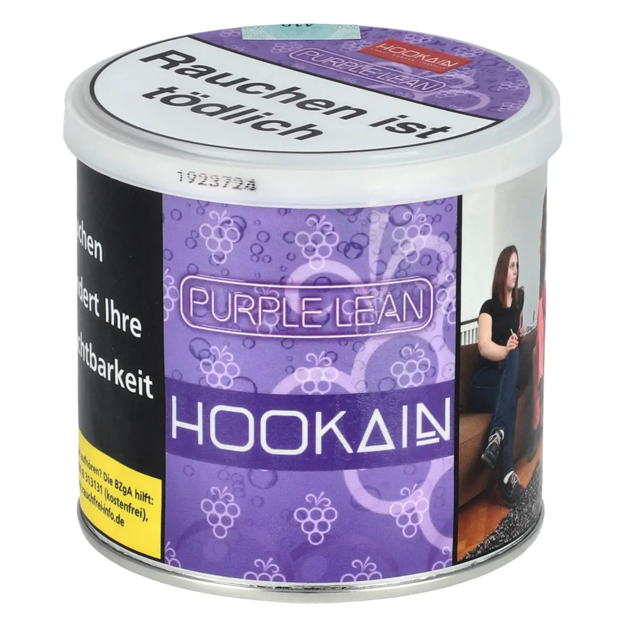 Hookain Traube Minze (Purple Lean) Shisha Tabak, 200g Hookain Purple Lean Shisha Tabak 200g Dose