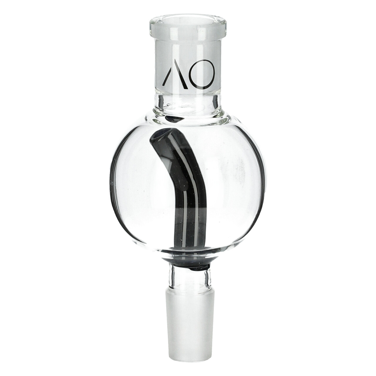 SHWD11204 AO Molassefänger Stem Black Small aus Glas, 18,8 auf 18,8