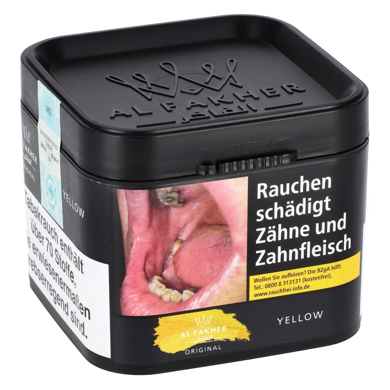 Al Fakher Shisha Tabak Yellow - 200g Dose Al Fakher Shisha Tabak Yellow - 200g Dose