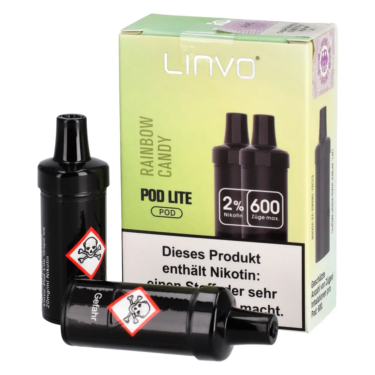 Rainbow Candy - Linvo Pod Lite Prefilled Pod - 2er Packung