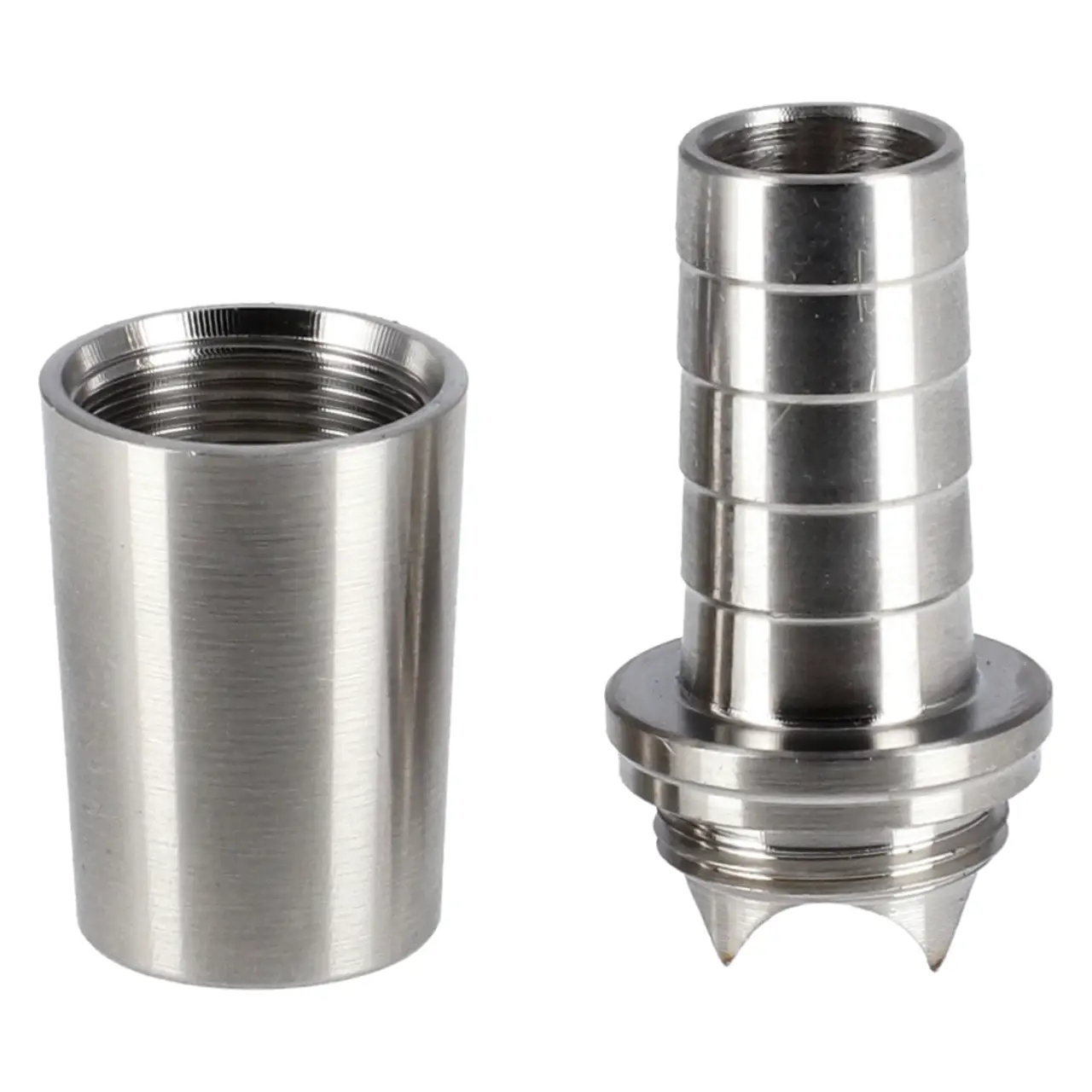 Aladin Schlauchadapter mit Ventil- Detailansicht