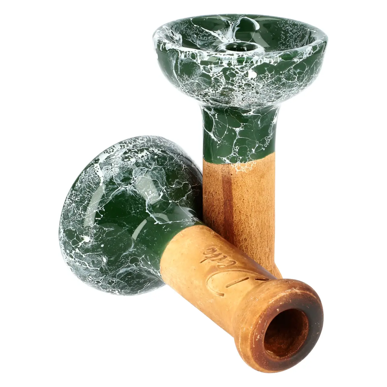 Denka Bowl Einloch Phunnel Grün-Weiß von Hinten