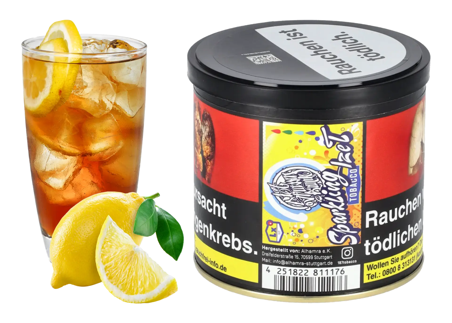 187 Tabak Sparkling Ize T in der 200g Dose 187 Tabak Sparkling Ize T