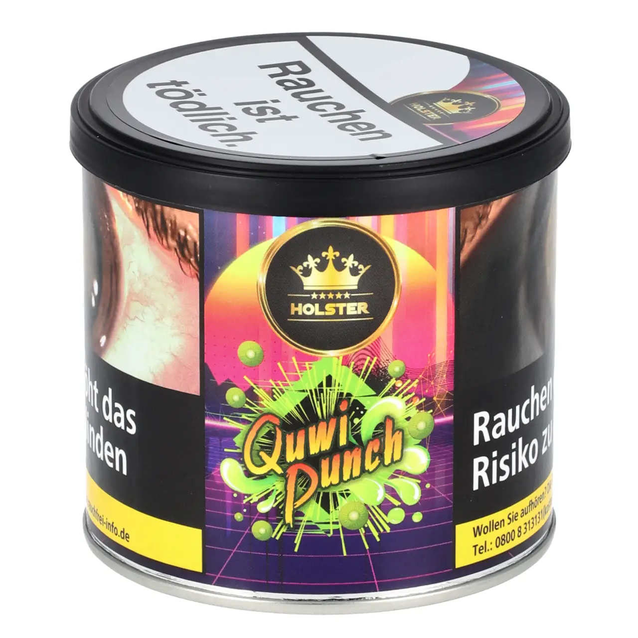 Holster Tabak Quwi Punch - Kiwi Ice - Shisha Tabak 200g Holster Tobacco Quwi Punch Shisha Tabak in der 200g Dose