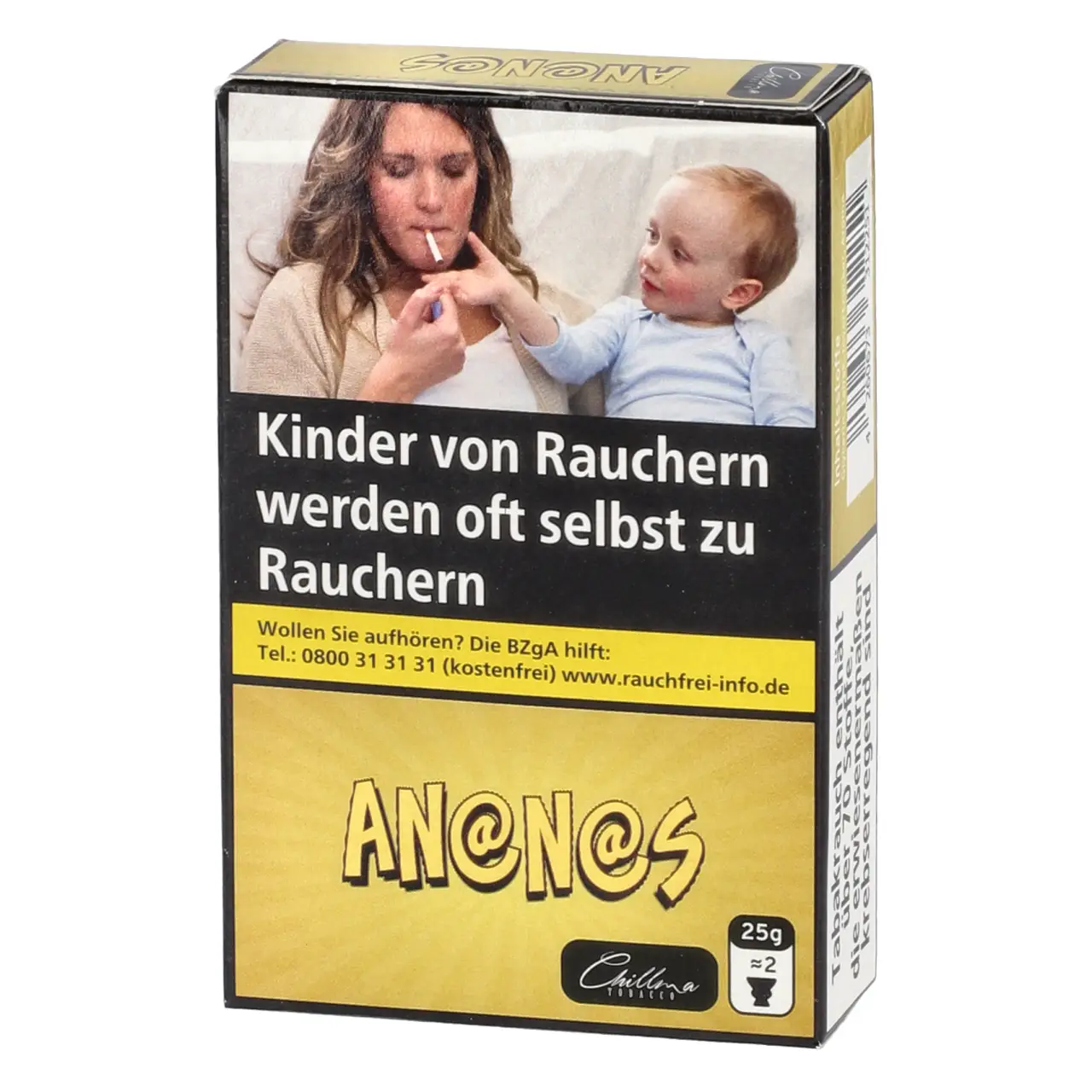 Chillma Ananas Ice (An@n@s) Shisha Tabak, 25g Chillma Shisha Tabak AN@N@S - Ananas - 25g