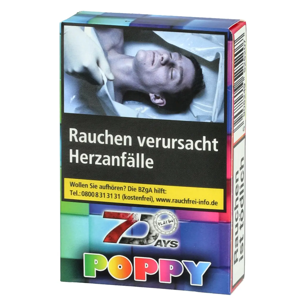 7 Days Platin Früchtemix Bonbon (Poppy) Shisha Tabak, 25g 7 Days Platin Shisha Tabak Poppy 25g