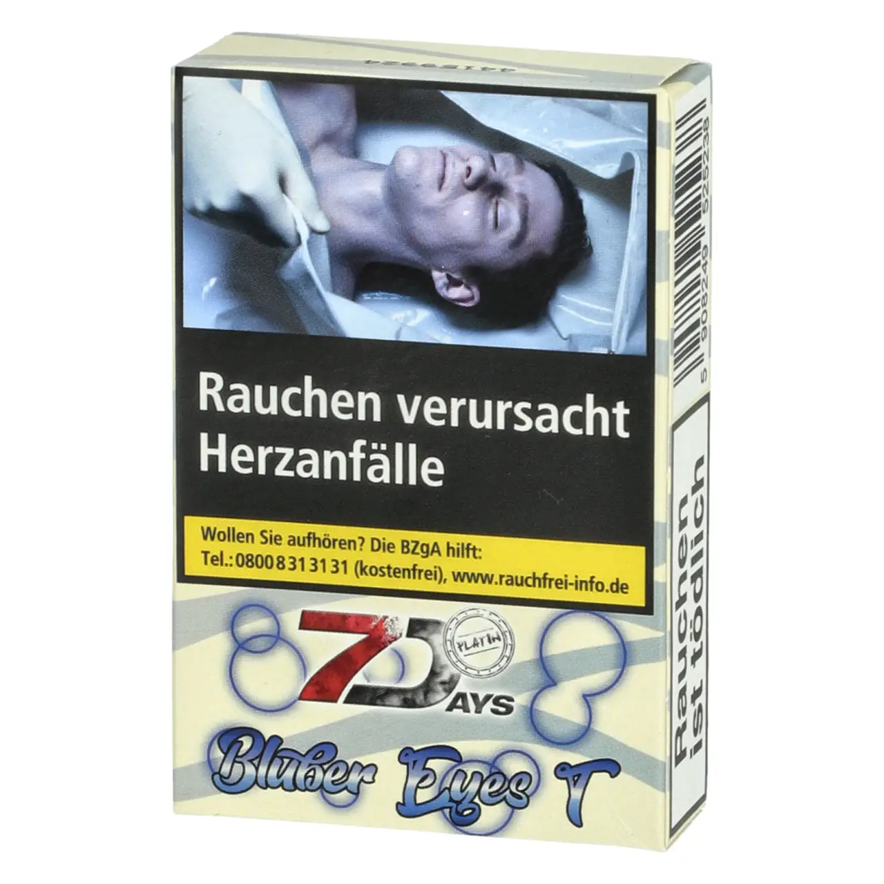 7 Days Platin Shisha Tabak Bluber Eyes T 25g