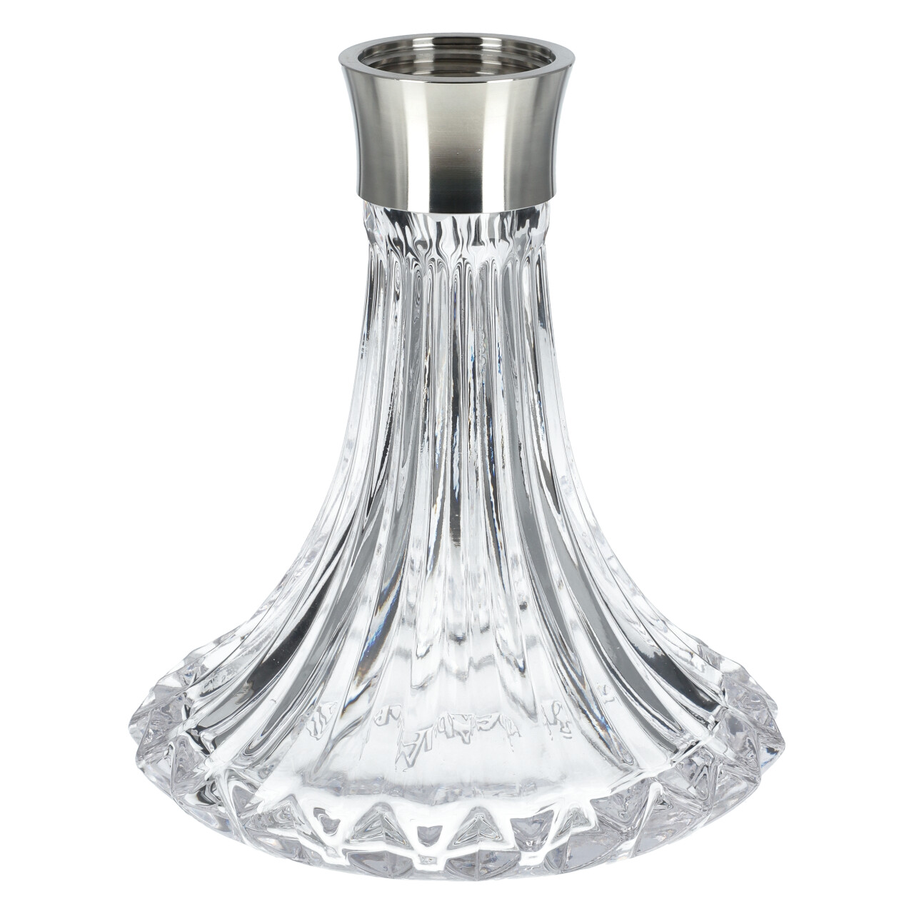 Aladin MVP A36 Edelstahl Shisha Clear Pattern, 36 cm hoch