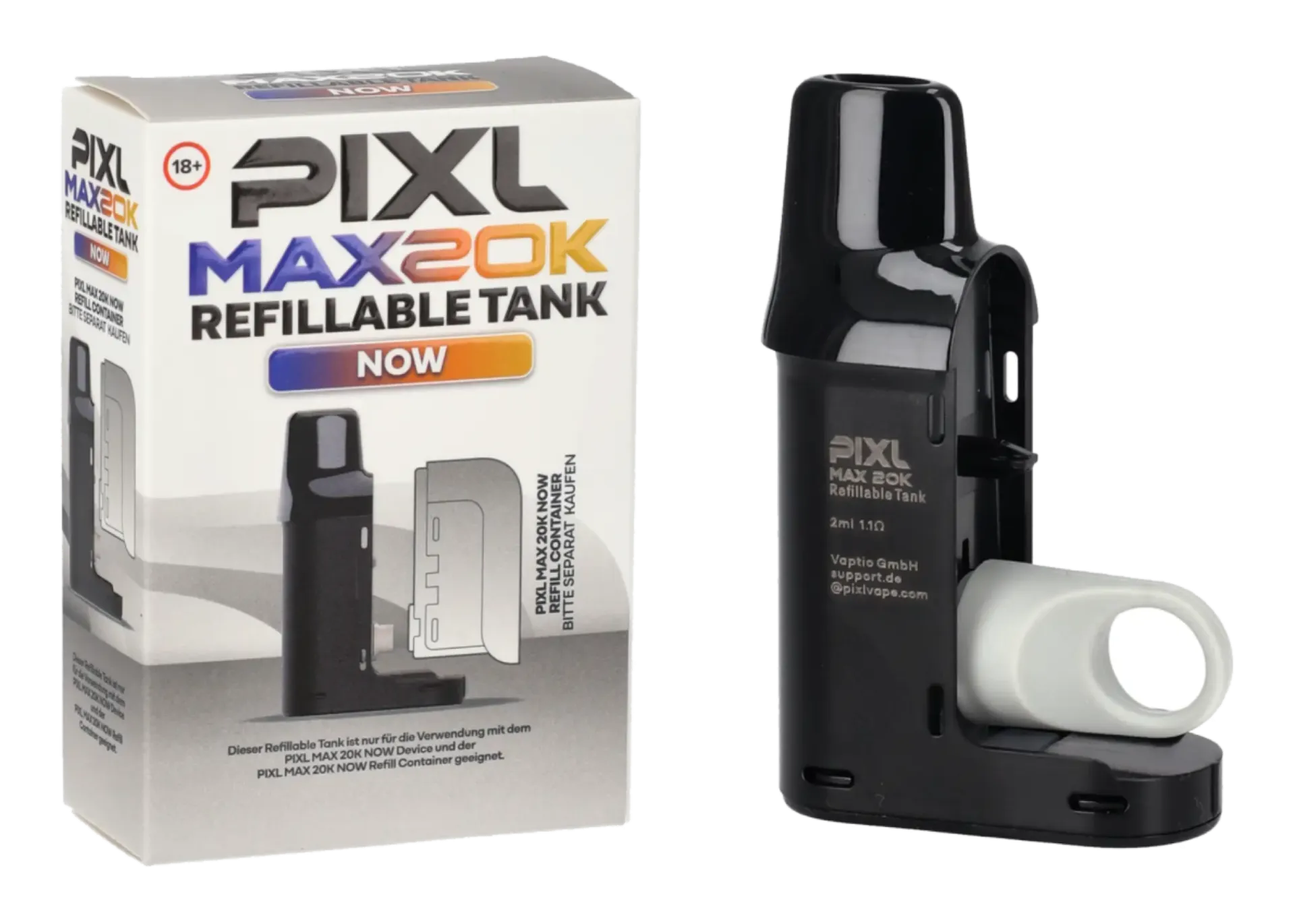 Refillable Tank für die Pixl Max 24K Vape