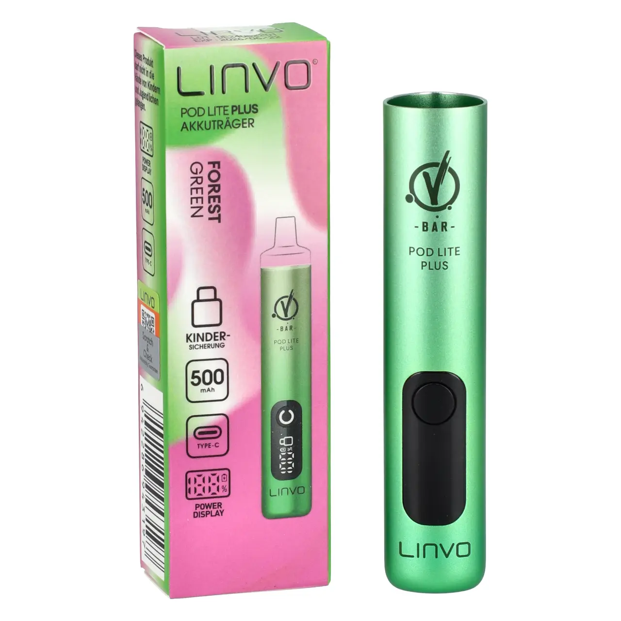 Linvo Pod Lite Plus Akkuträger in der Farbe Forest Green