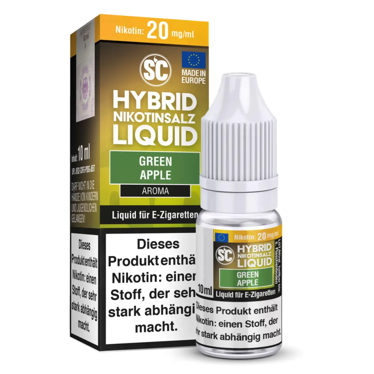 Green Apple - SC Hybrid Nikotinsalz Liquid 10ml