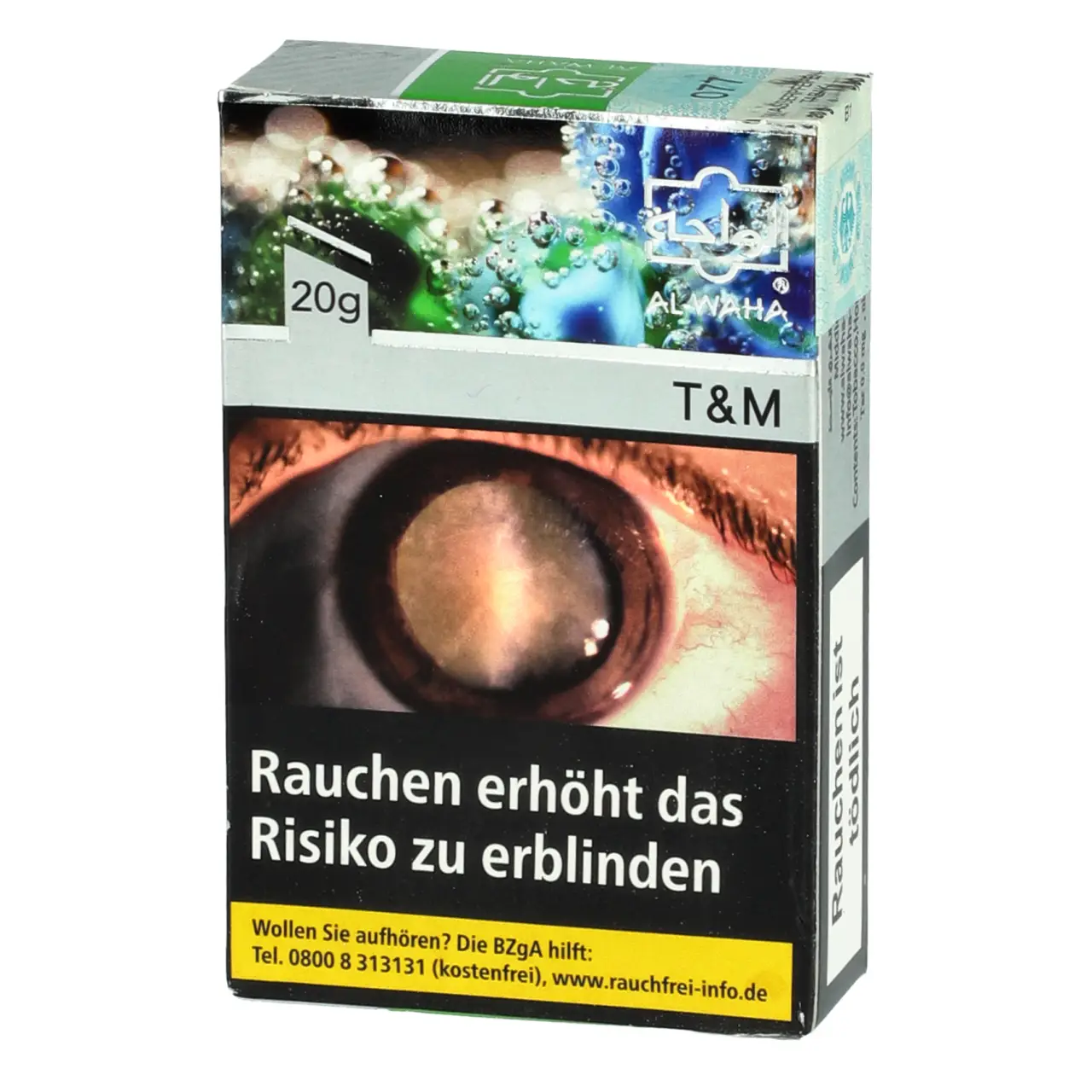 Al Waha Shisha Tabak T&M - Traube Minze