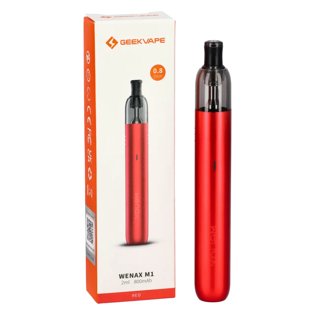 GeekVape Wenax M1 E-Zigaretten-Set in Red mit Verpackung