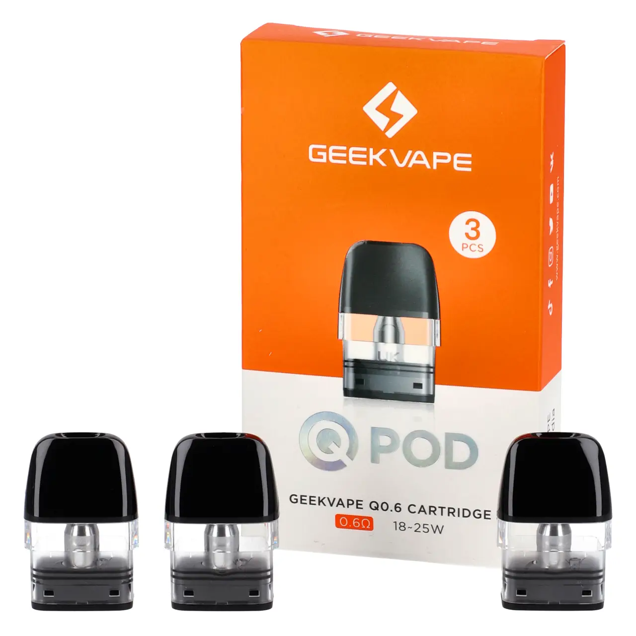 Geekvape Wenax Q Ersatz Pods 0,6 Ohm