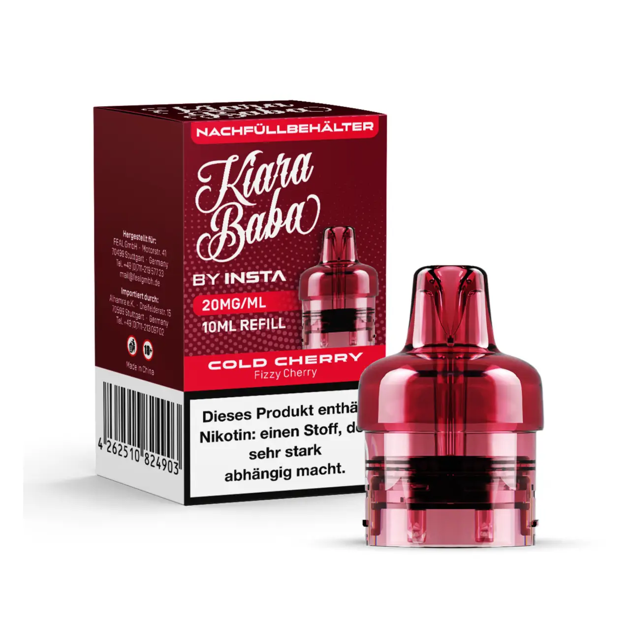 Kiara Baba Nachfüllbehälter Cold Cherry