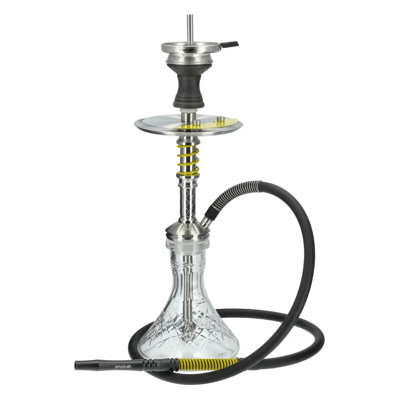 Smokah FUA Pro Edelstahl Shisha Yellow - Komplett-Set - 56 cm Smokah Fua Pro Shisha Yellow