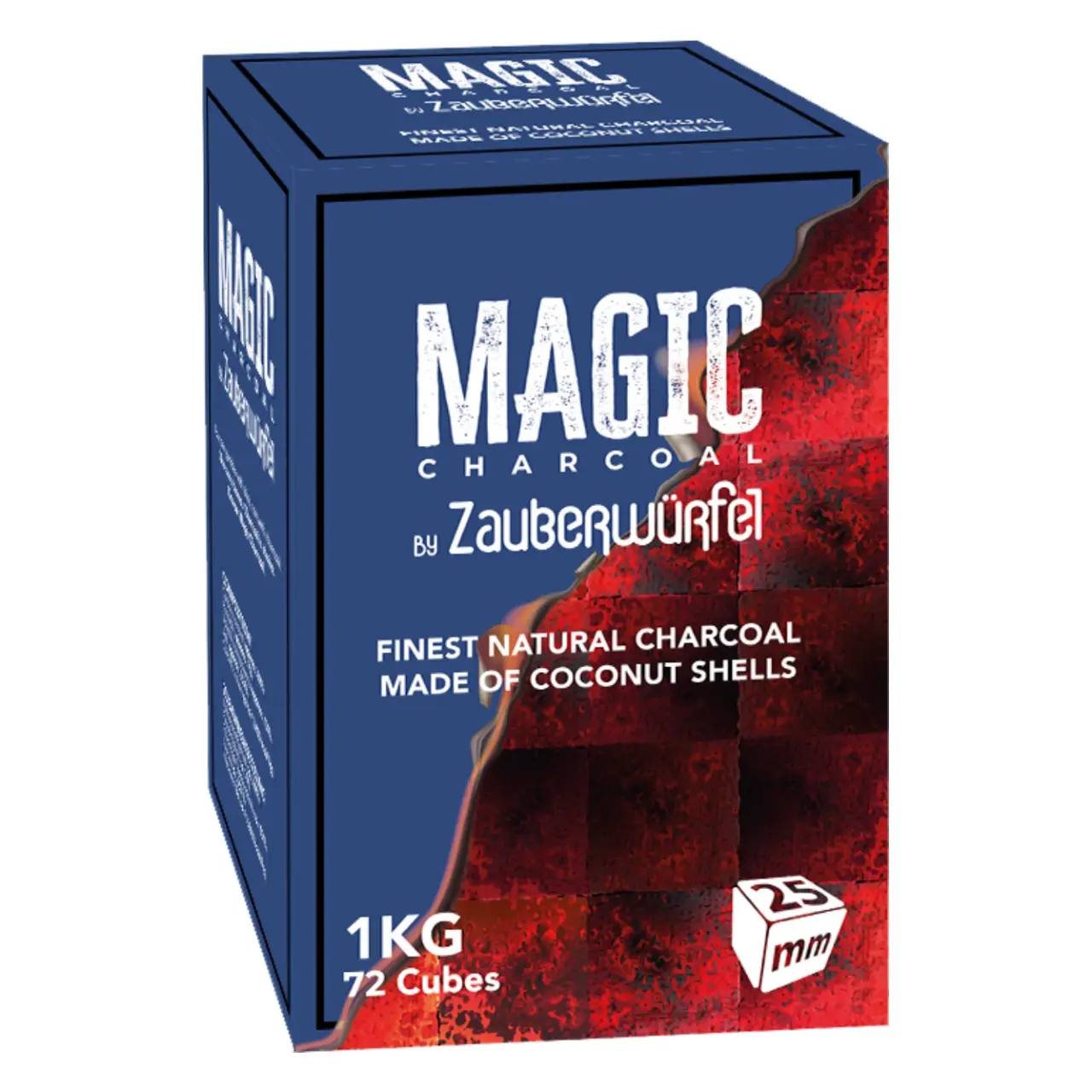 Magic Shisha Naturkohle by Zauberwürfel, 25mm, 10kg