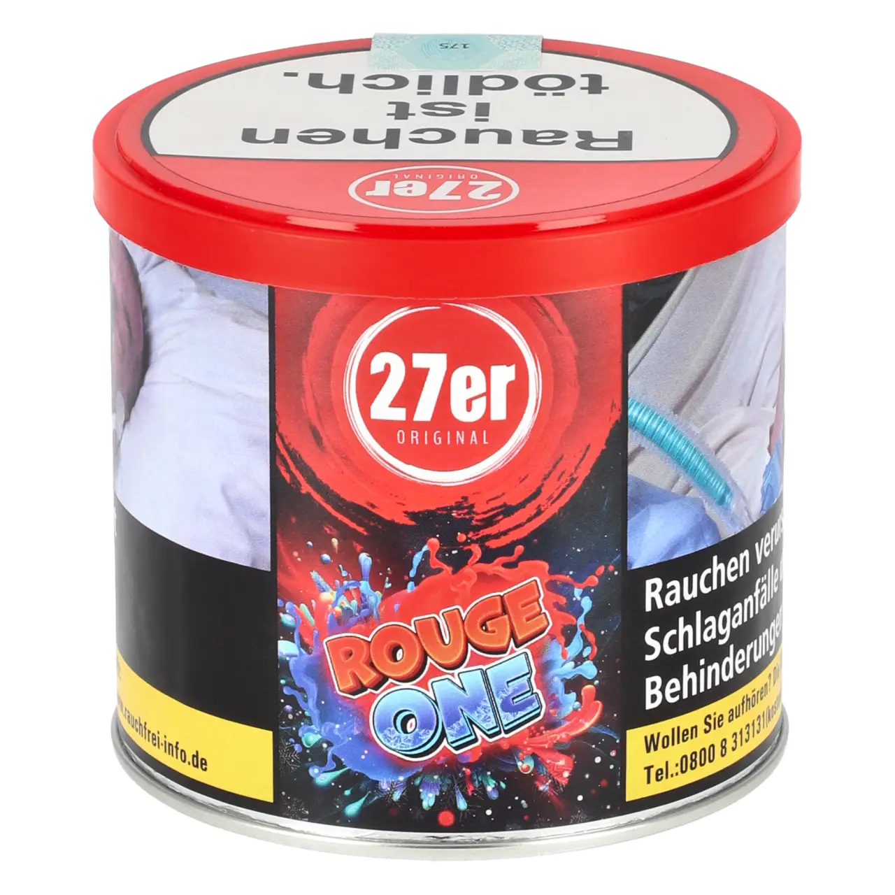 27er Original Rouge One - Kirsche Wassermelone Erdbeere Apfel Ice - Shisha Tabak 200g 27er Rouge One Shisha Tabak 200g