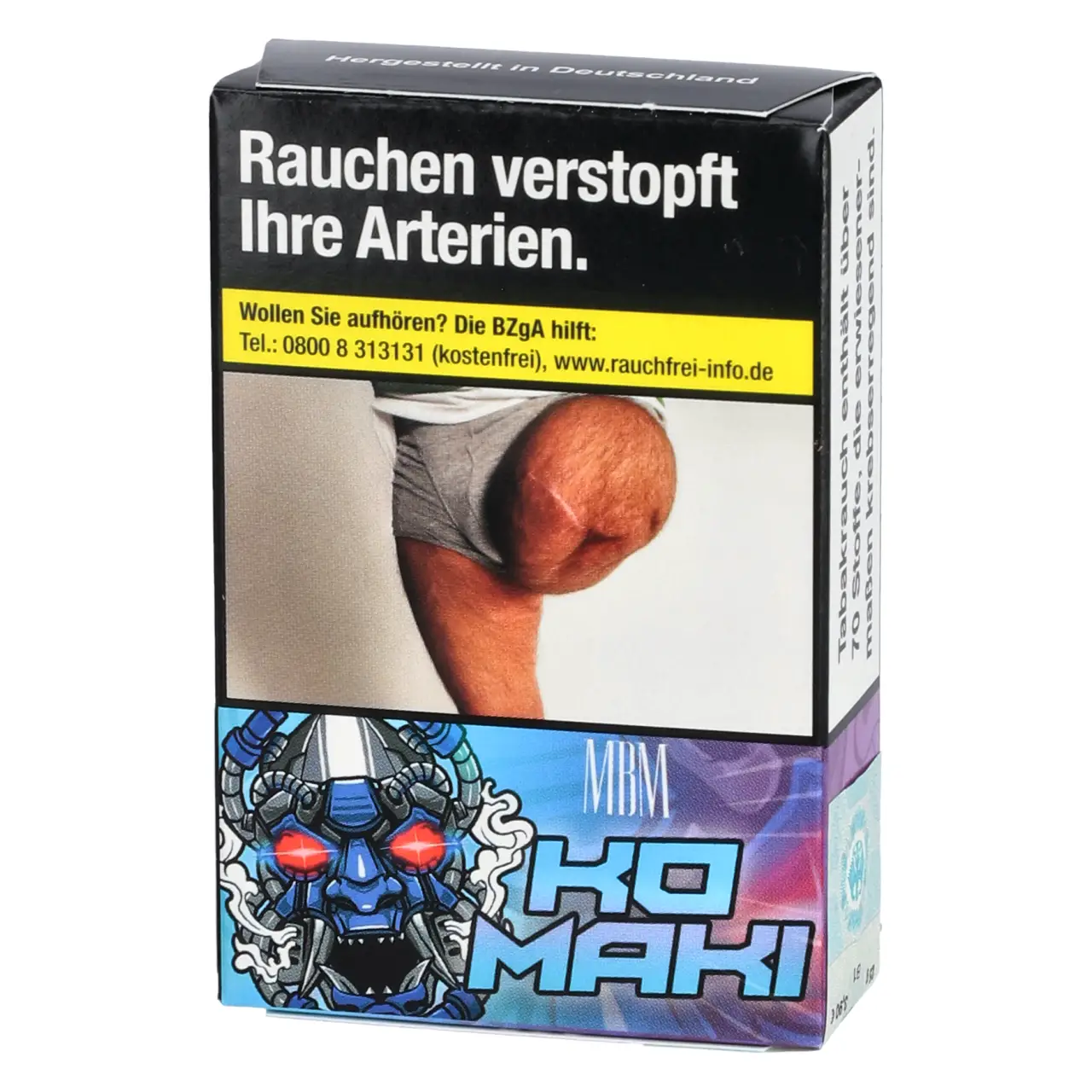 MBM Wassermelone Blaubeere Zitrone Ice (Komaki) Shisha Tabak, 25g MBM Tobacco Shisha Tabak Komaki - Wassermelone Blaubeere Zitrone Ice - 25g